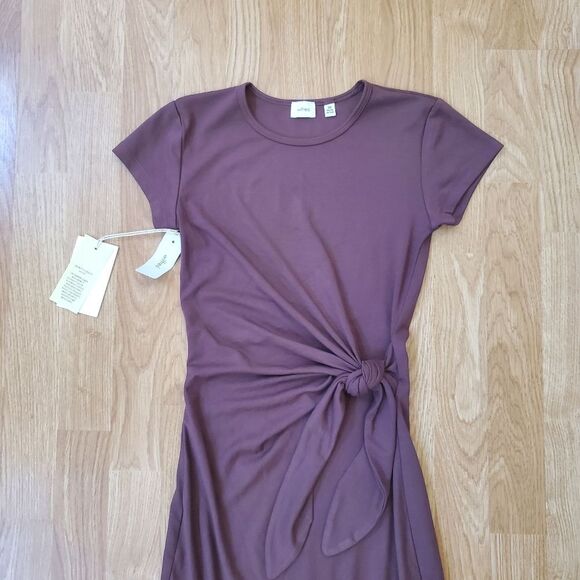 🦋ARITZIA🦋 NEW - Wilfred Fortune Jersey Midi Dress - [XXS, Brown] - Picture 6 of 15